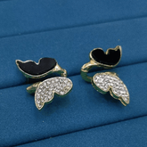 Zircon Butterfly Style Earrings For Women