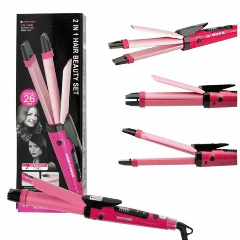 Nova 2-in-1 Hair Straightener & Curler